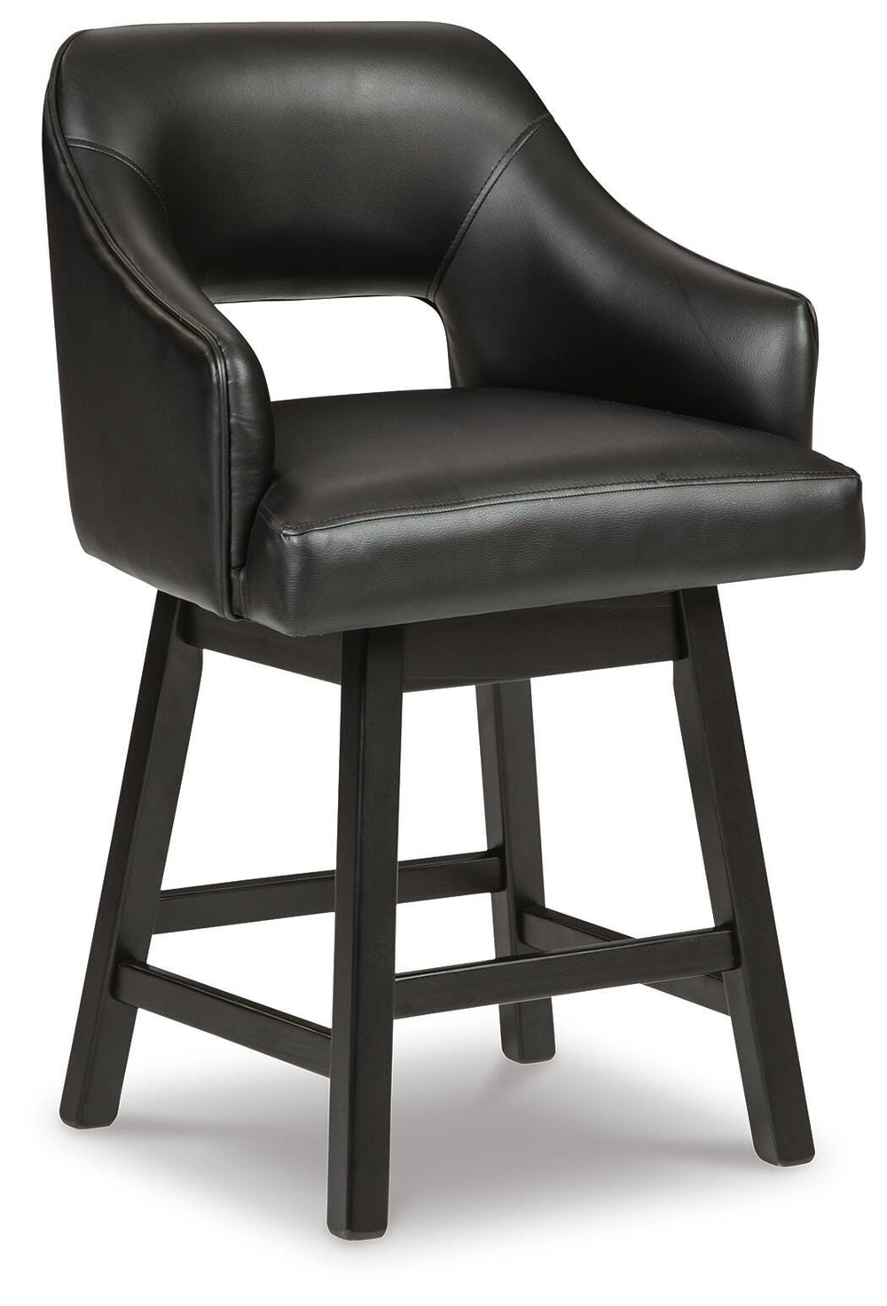Tallenger Counter Height Bar Stool - Black (3)