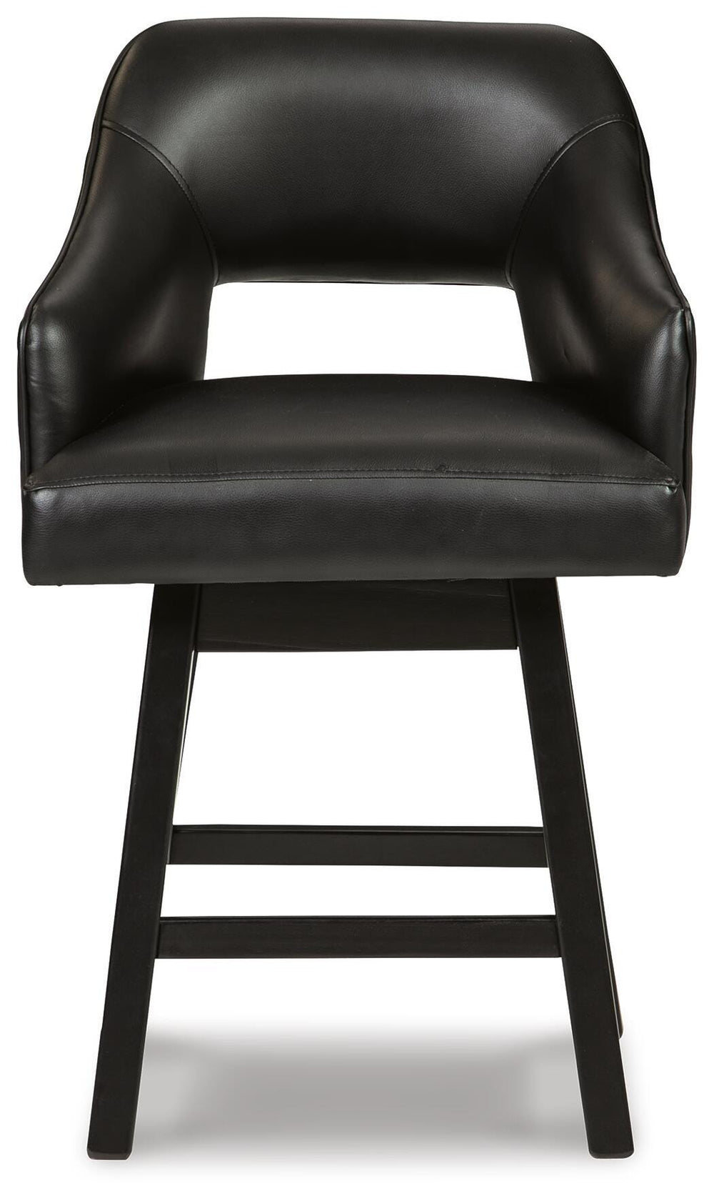 Tallenger Counter Height Bar Stool (Set of 2) - Black/Dark Brown (5)