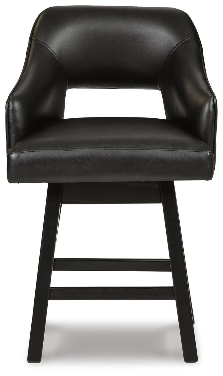 Tallenger Counter Height Bar Stool - Black (5)