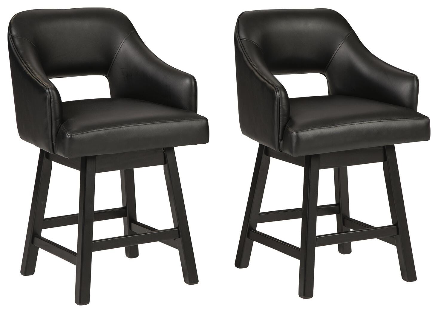 Tallenger Counter Height Bar Stool - Black (1)