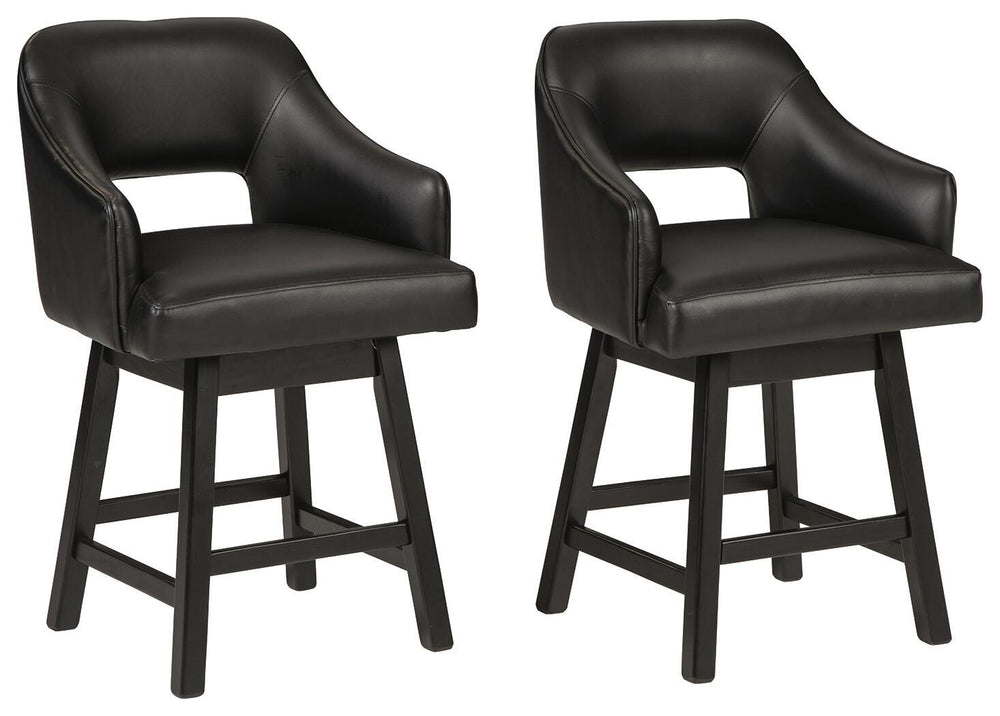 Tallenger Counter Height Bar Stool - Black (1)