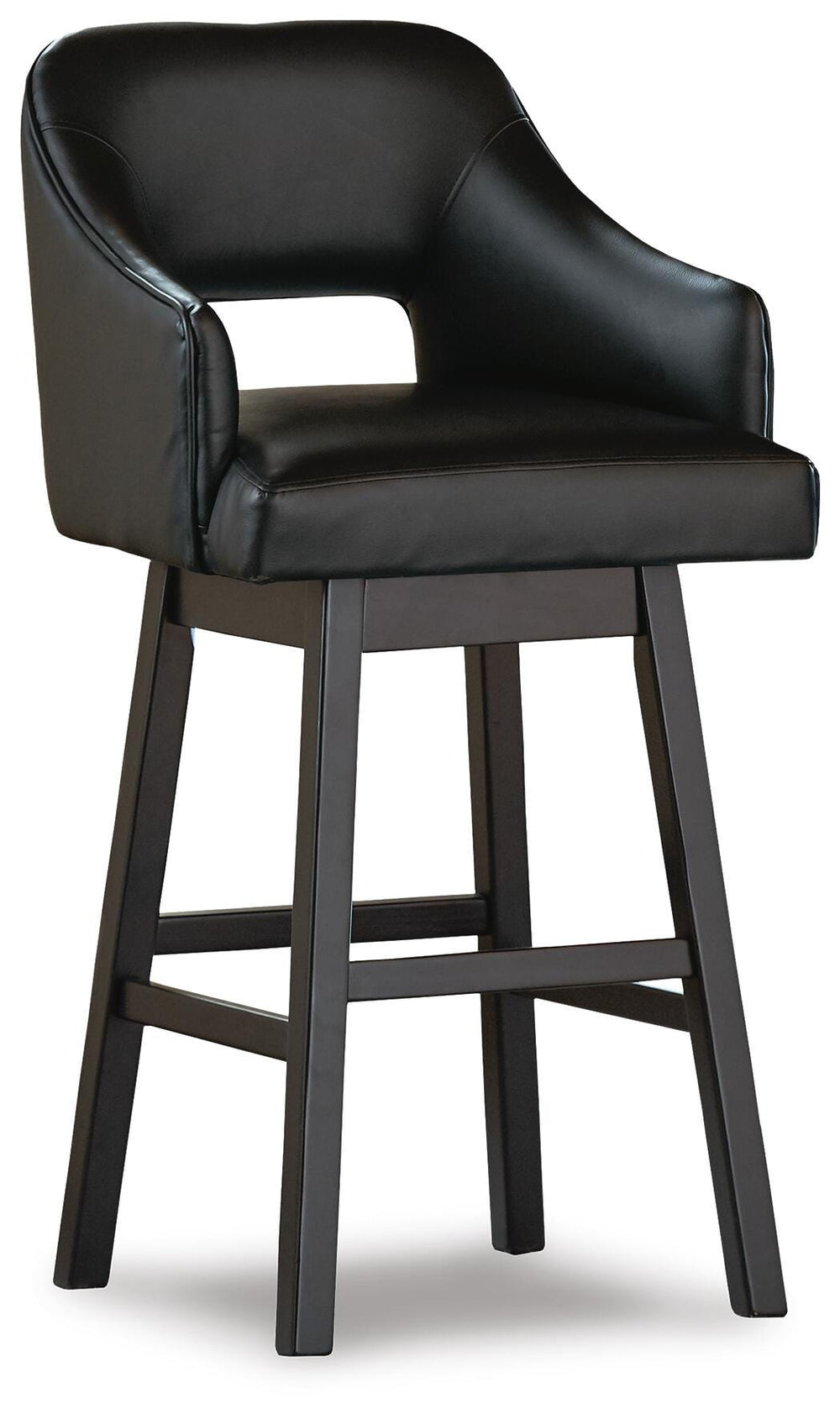 Tallenger Bar Height Bar Stool - Black (3)