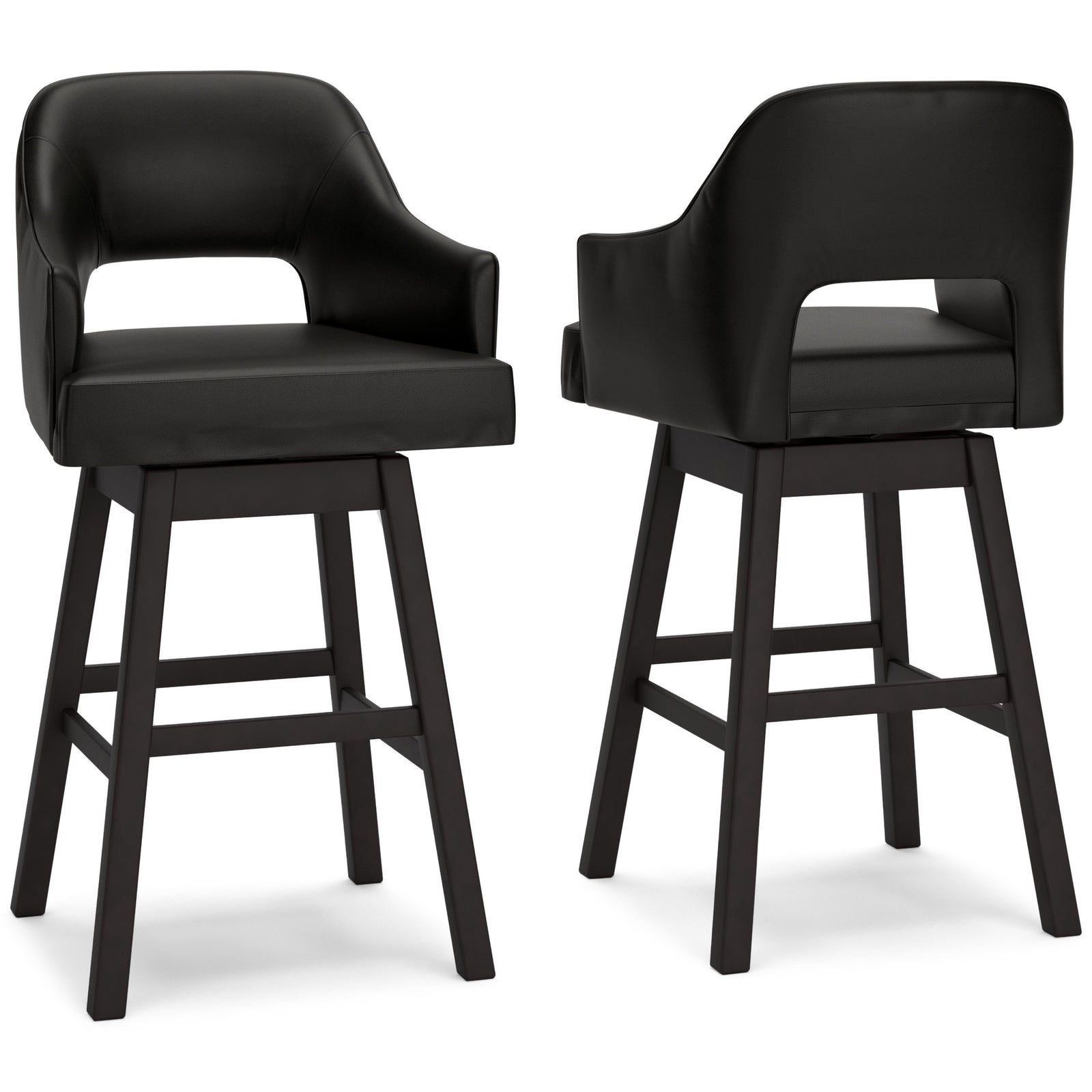 Tallenger Bar Height Bar Stool - Black (1)