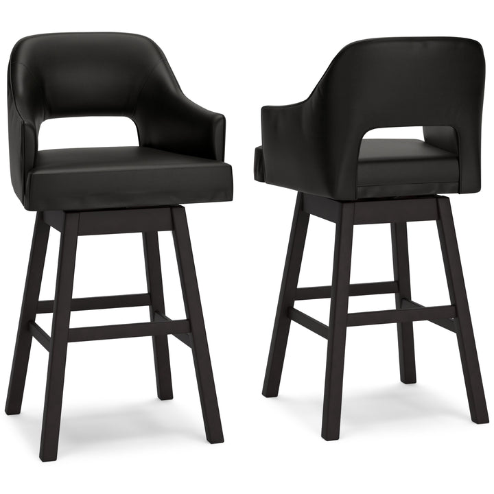 Tallenger Bar Height Bar Stool - Black (1)