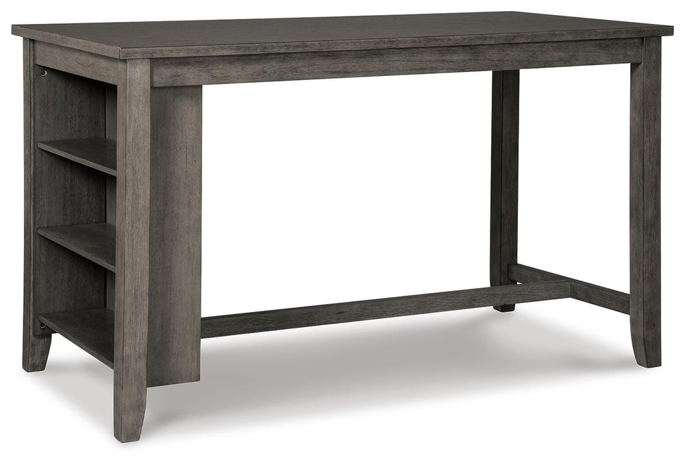 Caitbrook Counter Height Dining Table and 2 Barstools - Gray (3)