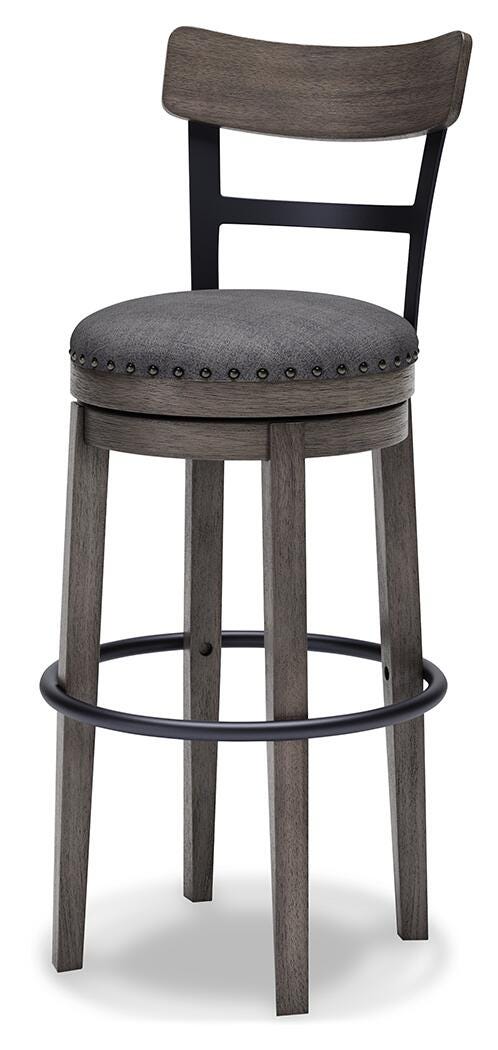 Caitbrook Bar Height Bar Stool - Gray (6)
