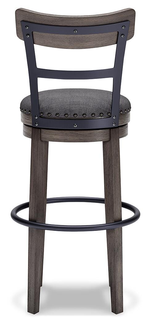 Caitbrook Bar Height Bar Stool - Gray (8)