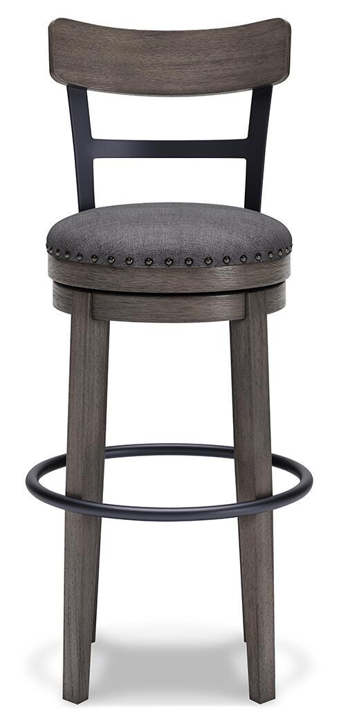 Caitbrook Bar Height Bar Stool - Gray (5)
