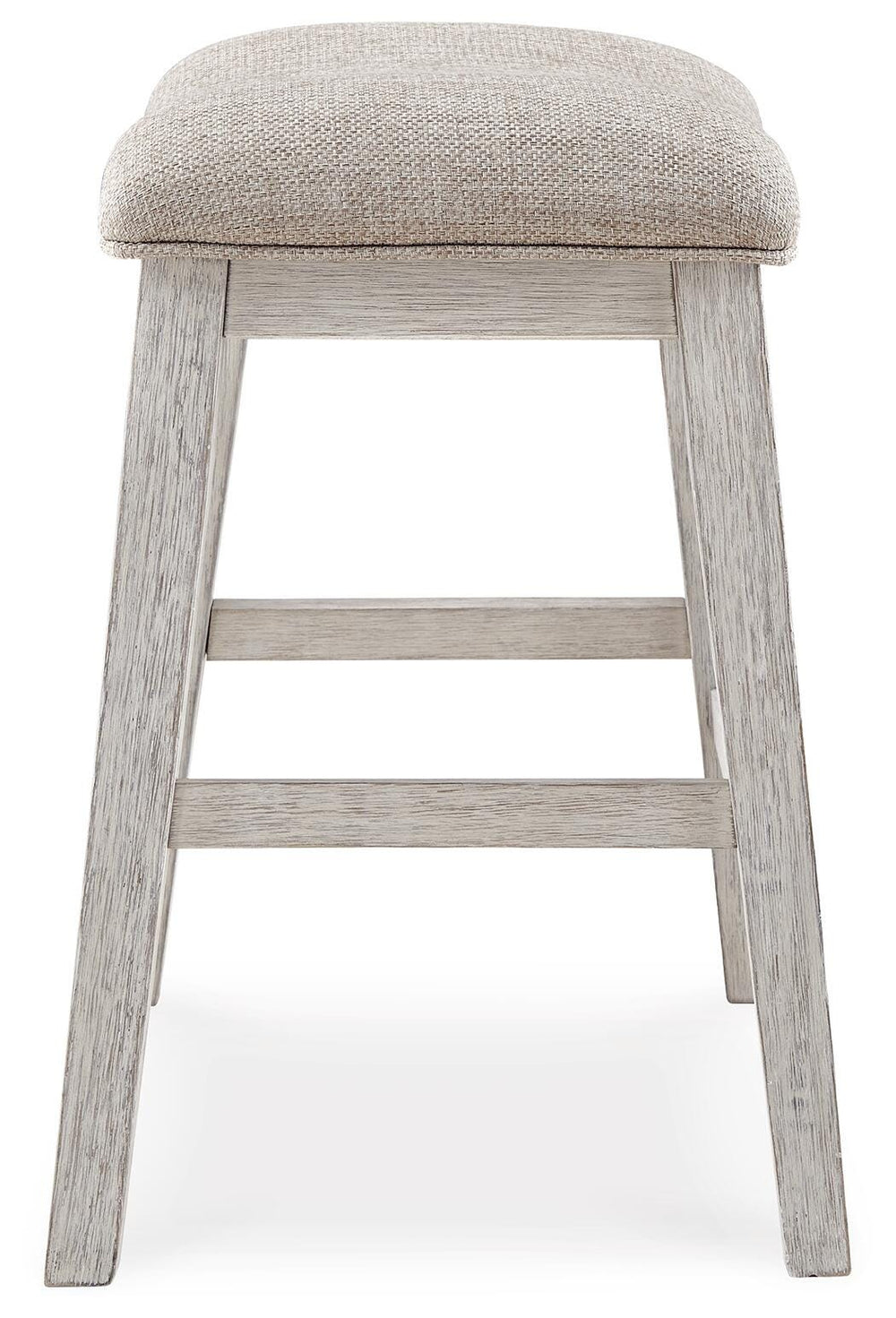 Skempton Counter Height Bar Stool (Set of 2) - White/Light Brown (4)