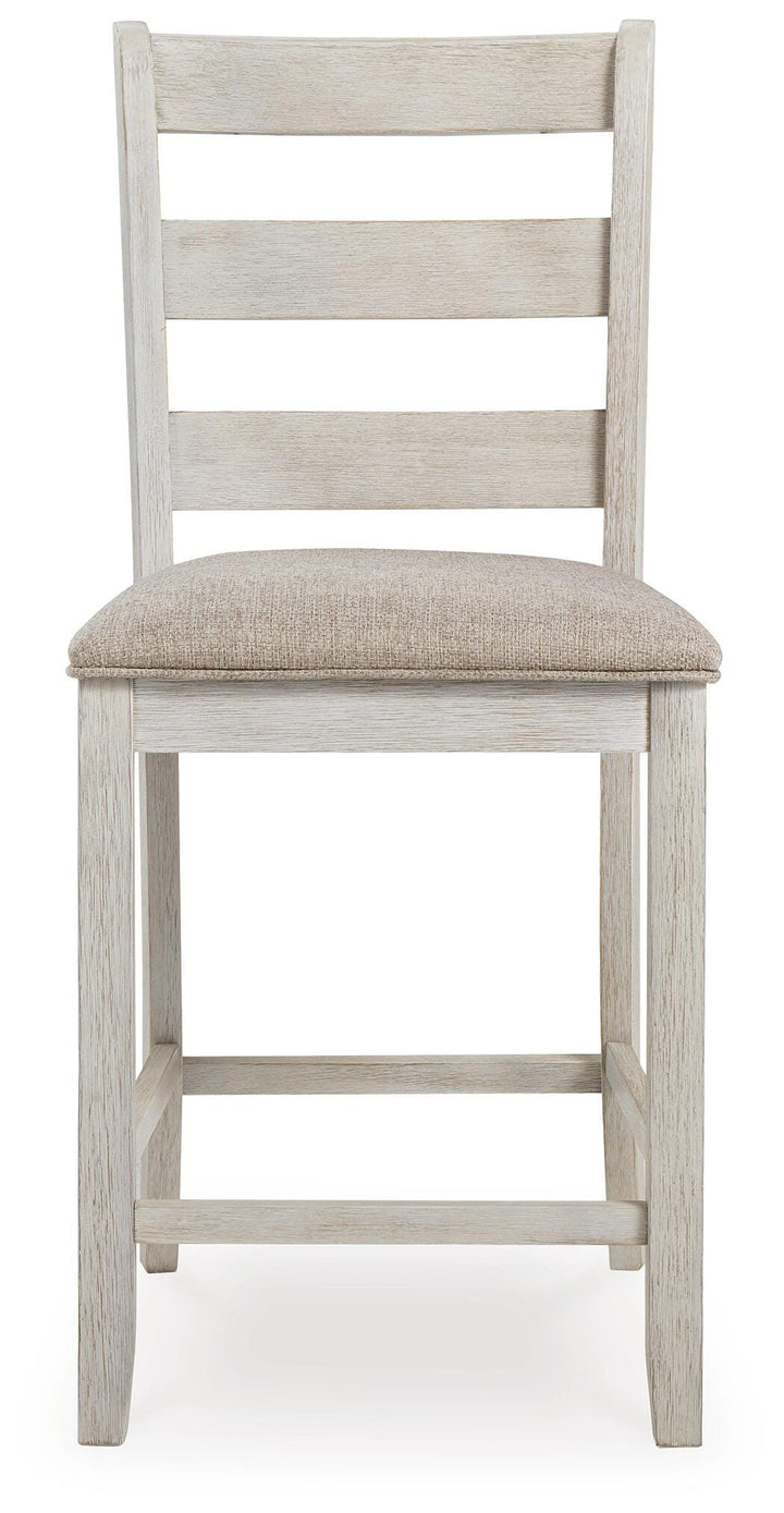 Skempton Counter Height Dining Table and 6 Barstools - Two-tone (9)