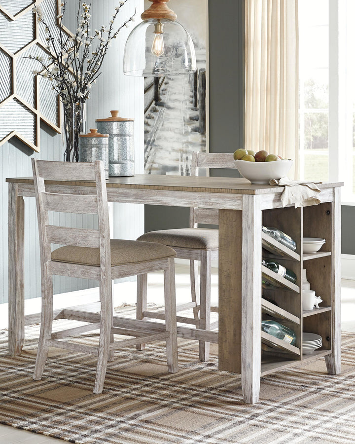 Skempton Counter Height Dining Table - White (2)