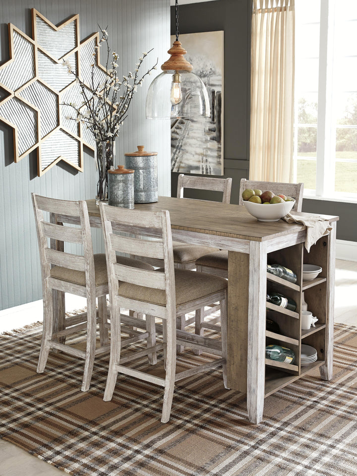 Skempton Counter Height Dining Table - White (9)