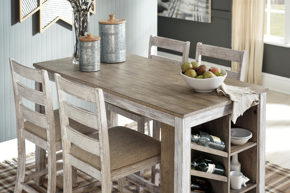 Skempton Counter Height Dining Table - White (8)