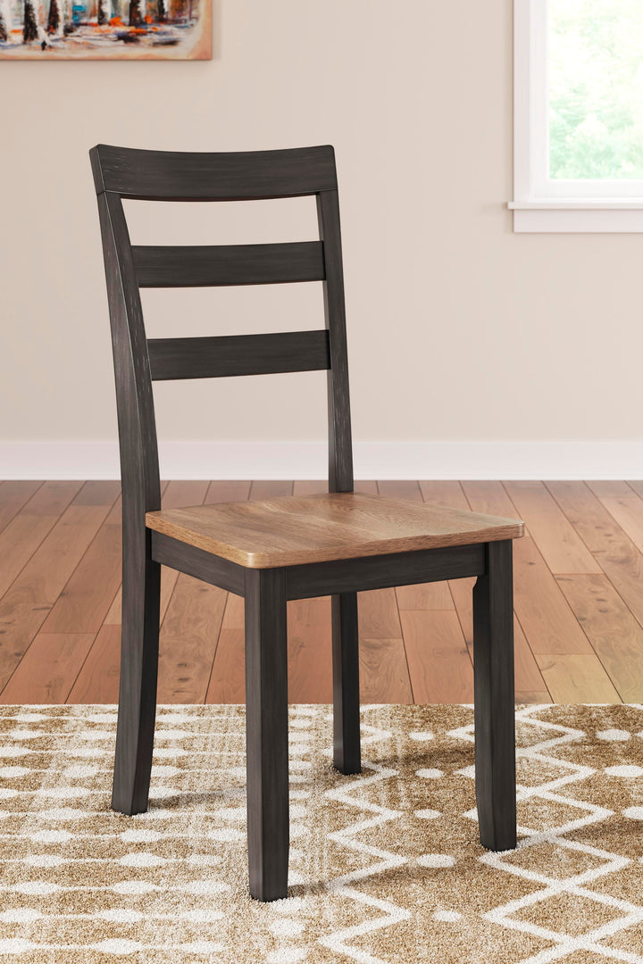 Gesthaven Dining Chair (Set of 2) - Natural/Brown (8)