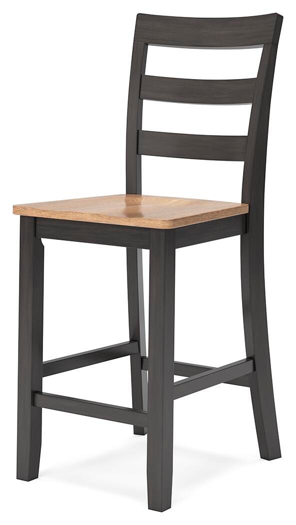 Gesthaven Counter Height Barstool (Set of 2) - Natural/Brown (2)