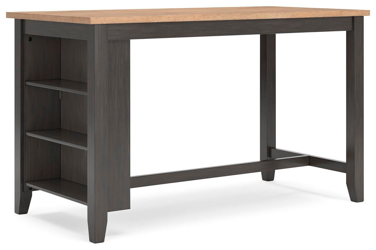 Gesthaven Counter Height Dining Table - Dark Brown (1)