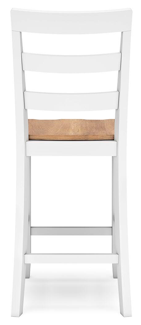 Gesthaven Counter Height Barstool (Set of 2) - Natural/White (7)