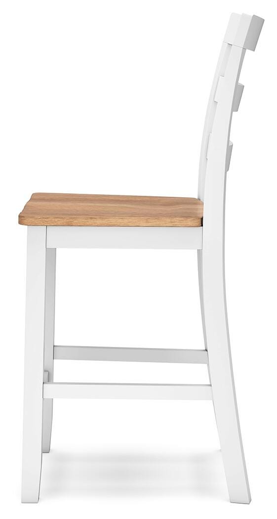 Gesthaven Counter Height Barstool (Set of 2) - Natural/White (6)