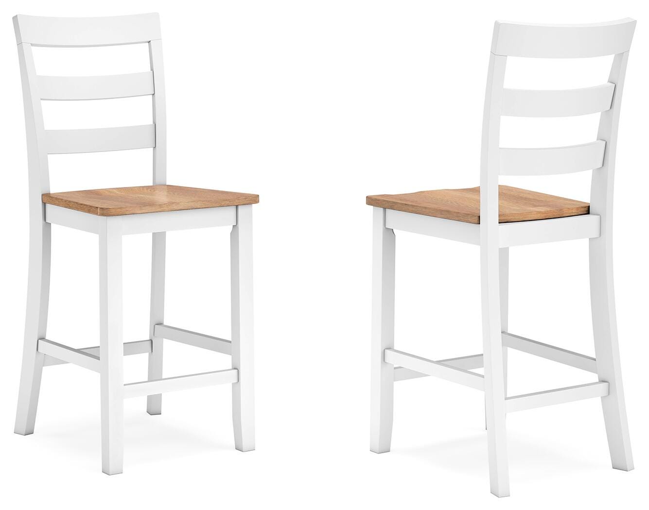 Gesthaven Counter Height Barstool - White (1)