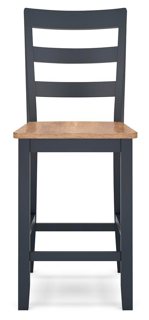 Gesthaven Counter Height Barstool - Blue (4)