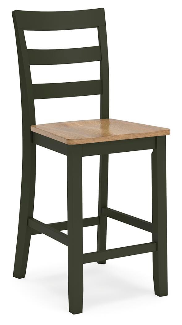 Gesthaven Counter Height Barstool - Green (3)