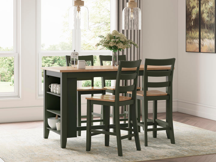 Gesthaven Counter Height Dining Table - Green (10)