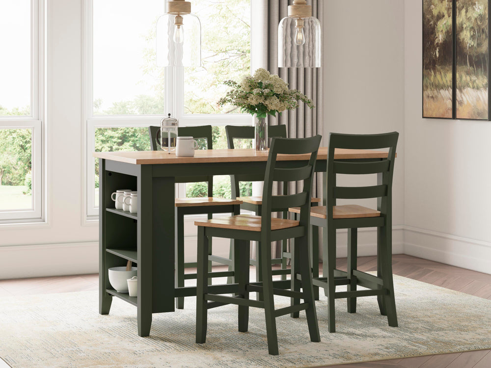 Gesthaven Counter Height Dining Table - Green (10)