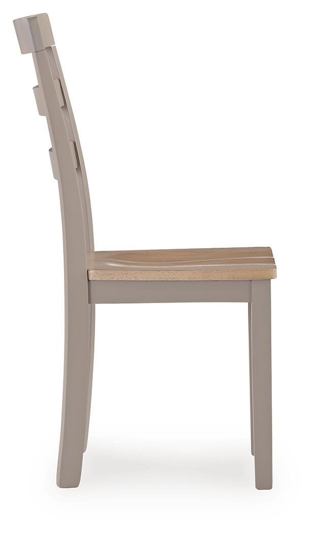 Harperfeld Dining Chair - Natural/Gray (5)