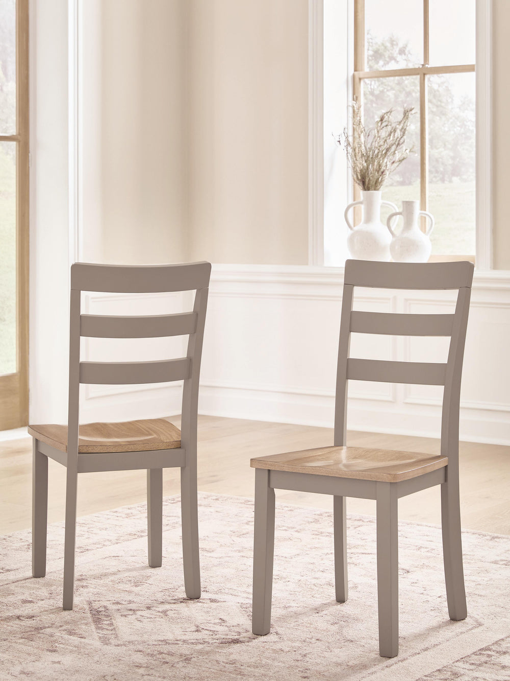 Harperfeld Dining Chair - Natural/Gray (2)