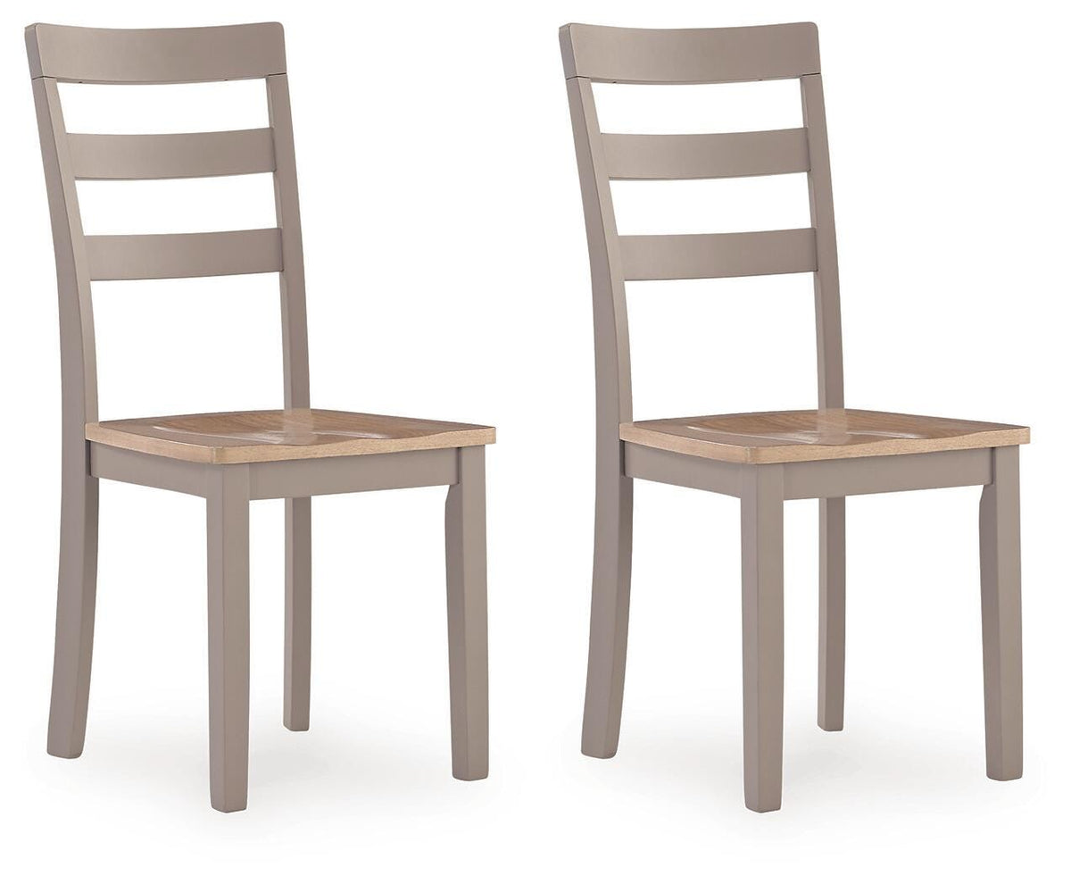 Harperfeld Dining Chair - Natural/Gray (1)