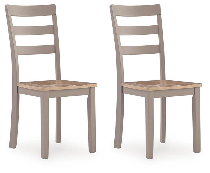 Harperfeld Dining Chair - Natural/Gray (1)