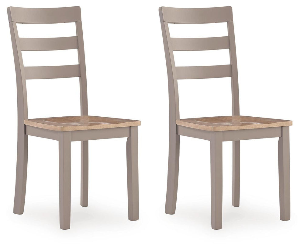 Harperfeld Dining Chair - Natural/Gray (1)