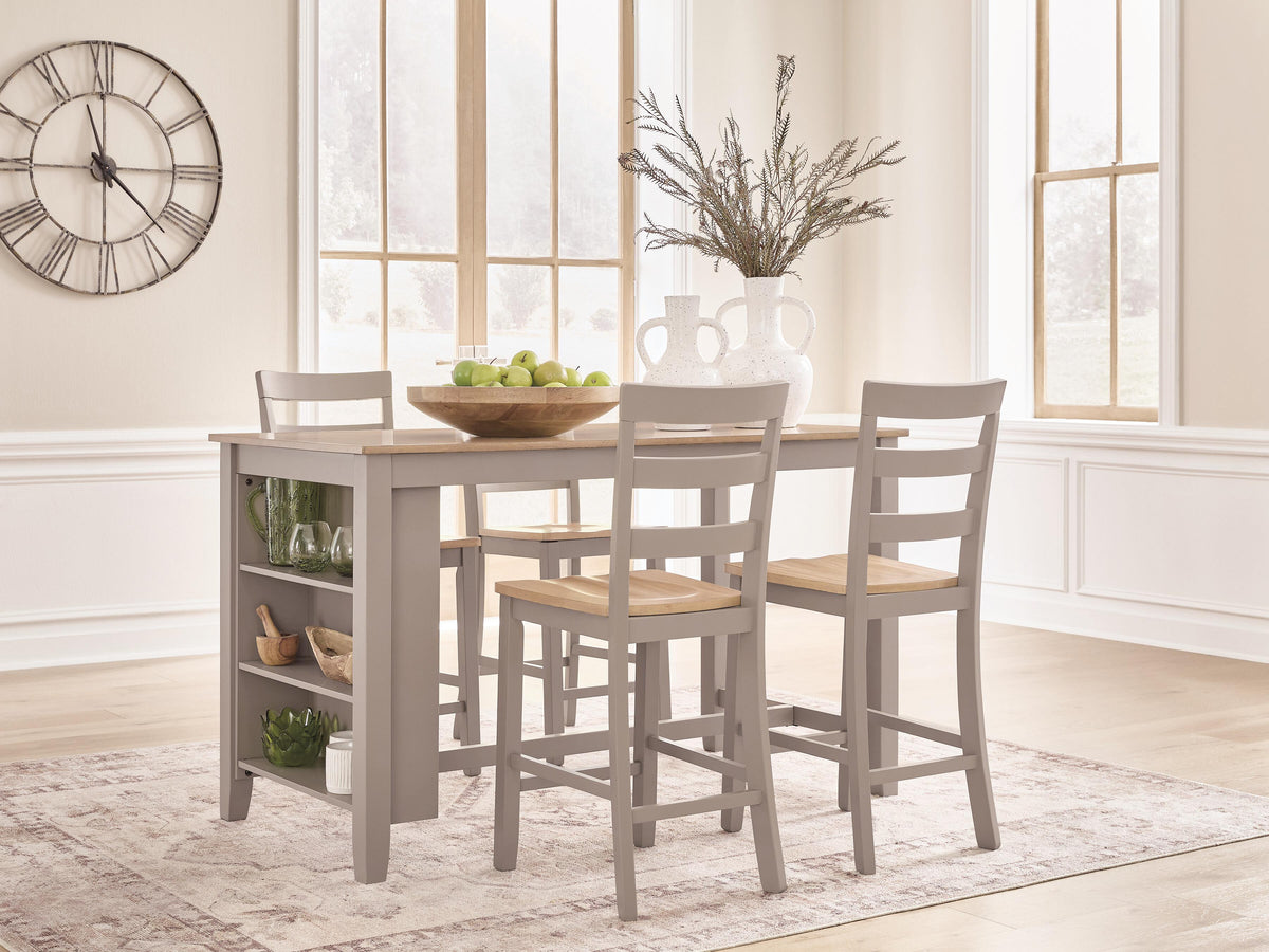 Harperfeld Dining Table and 4 (2)