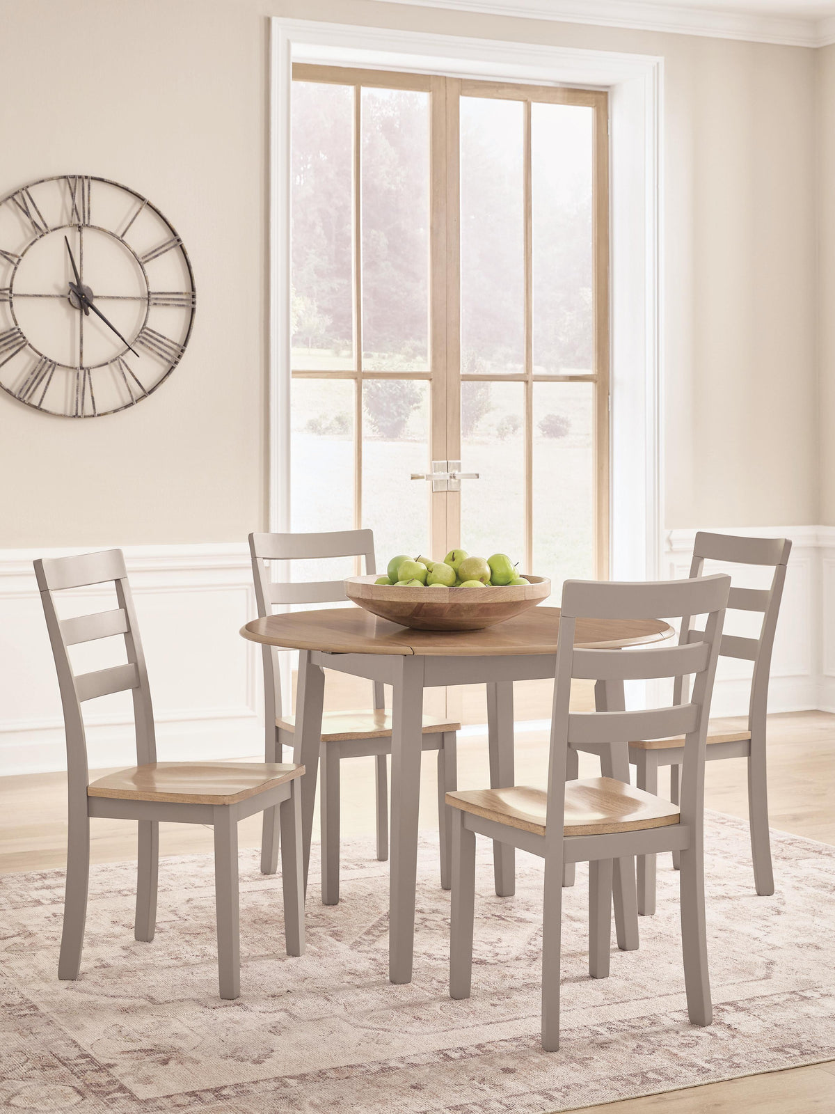 Harperfeld Dining Table and 2 (2)
