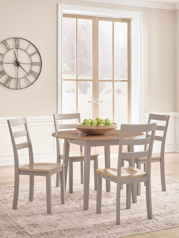Harperfeld Dining Table and 2 (2)