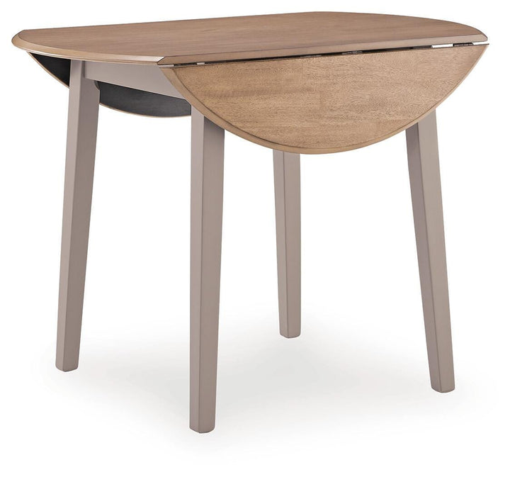 Harperfeld Dining Drop Leaf Table - Natural/Gray (3)