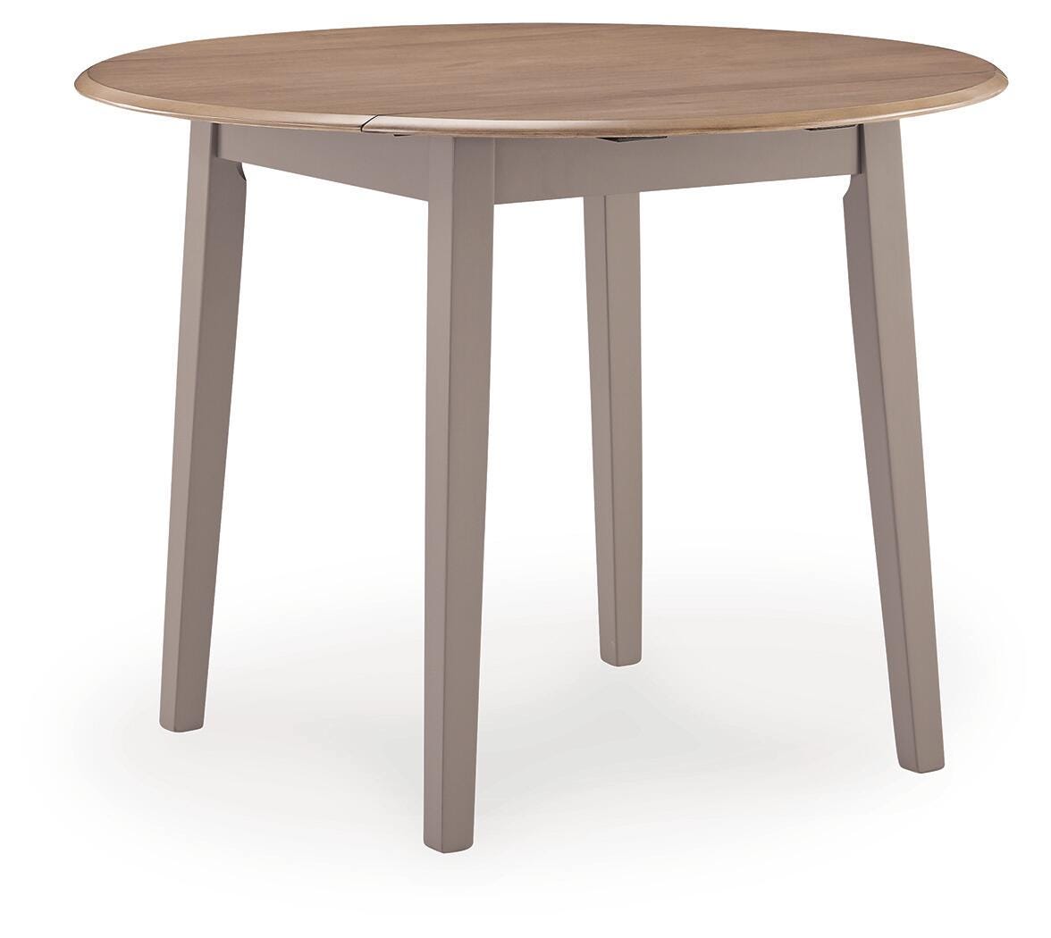 Harperfeld Dining Drop Leaf Table - Natural/Gray (1)
