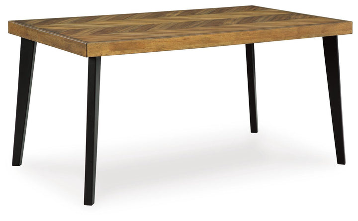 Blondon Dining Table and 6 Chairs (Set of 7) - Dark Brown (4)