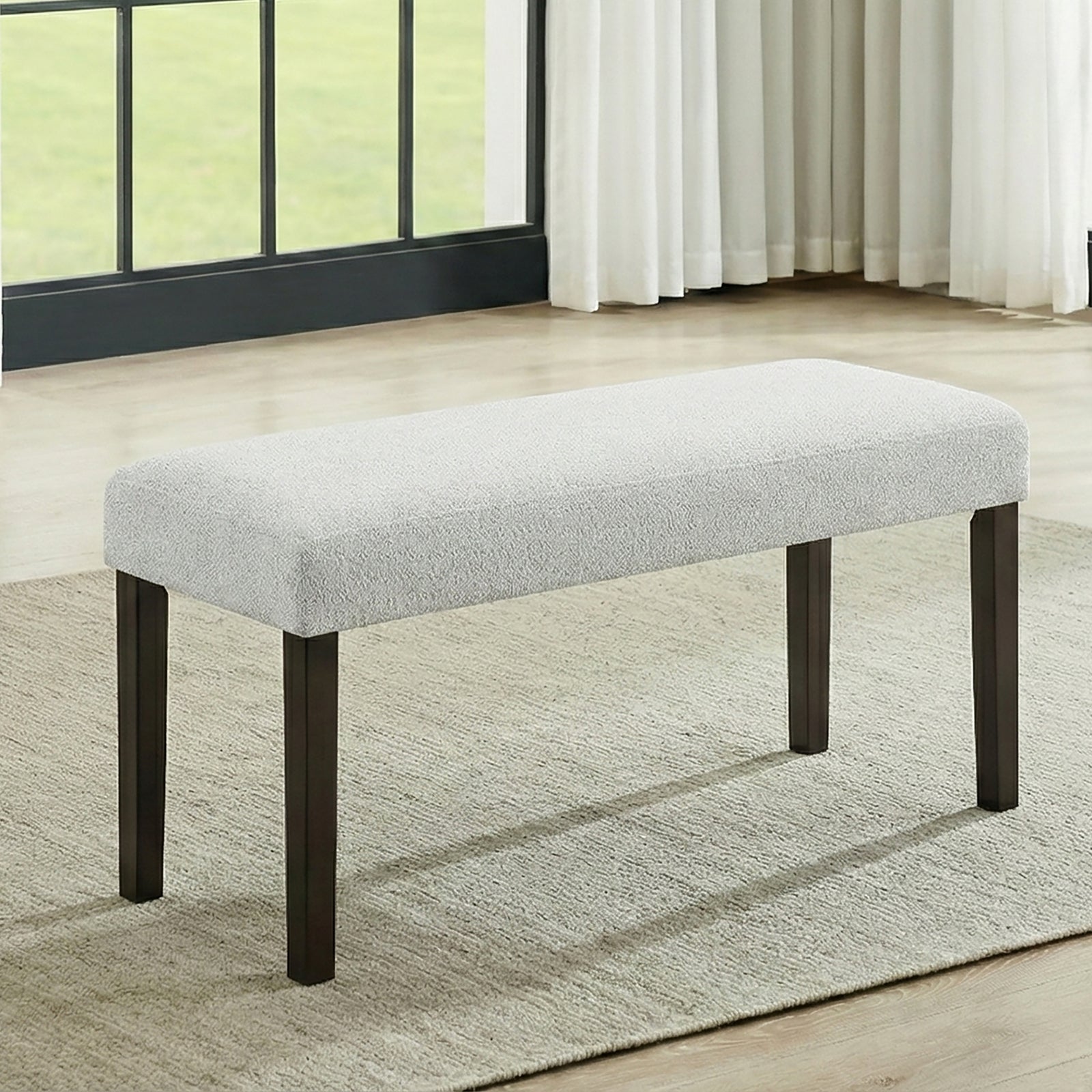 Carissa Dining Bench-Stone
