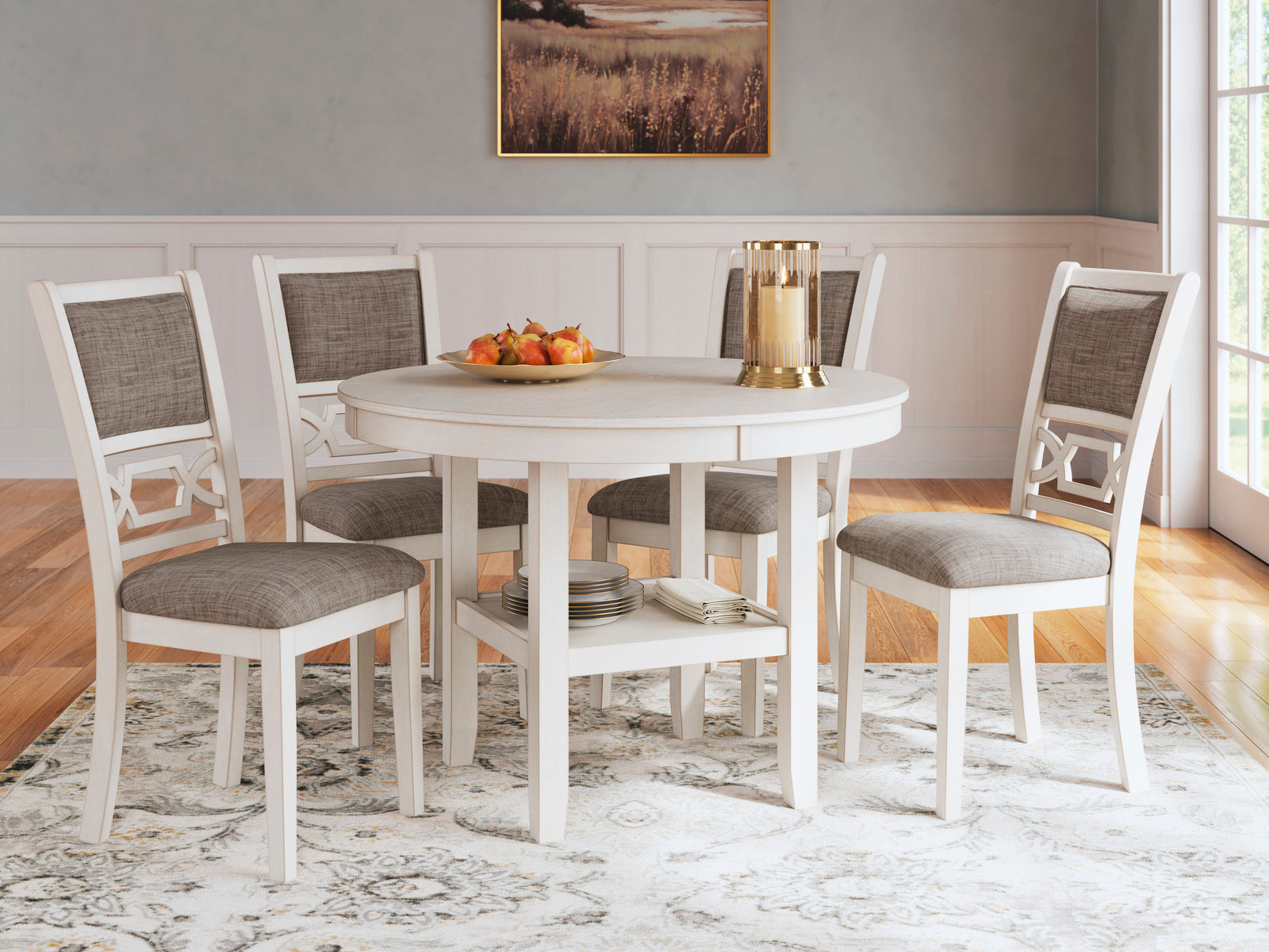 Erinberg Dining Table and 4 Chairs