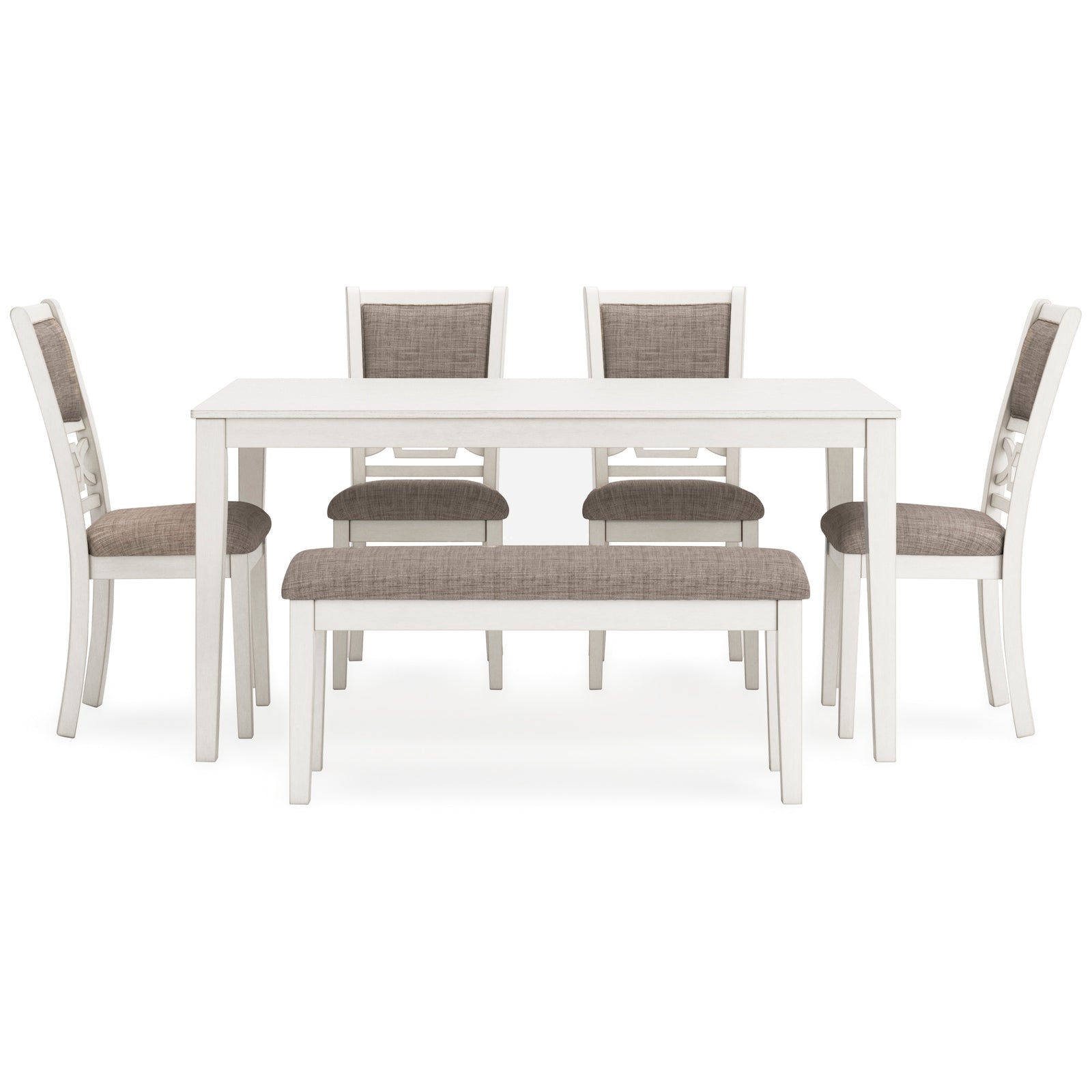 Erinberg Dining Table with 4 Chairs and Bench