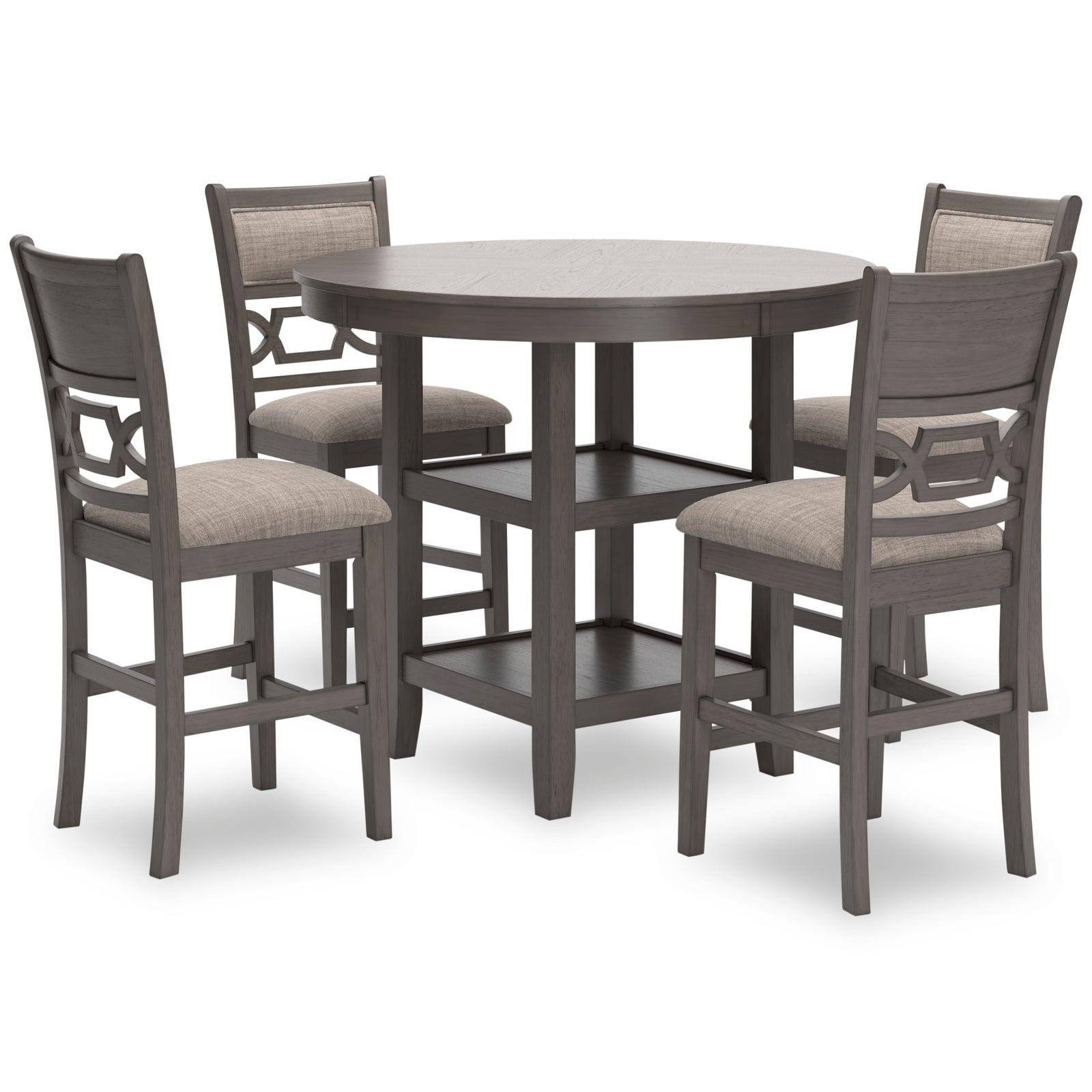 Wrenning Counter Height Dining Table and 4 Barstools