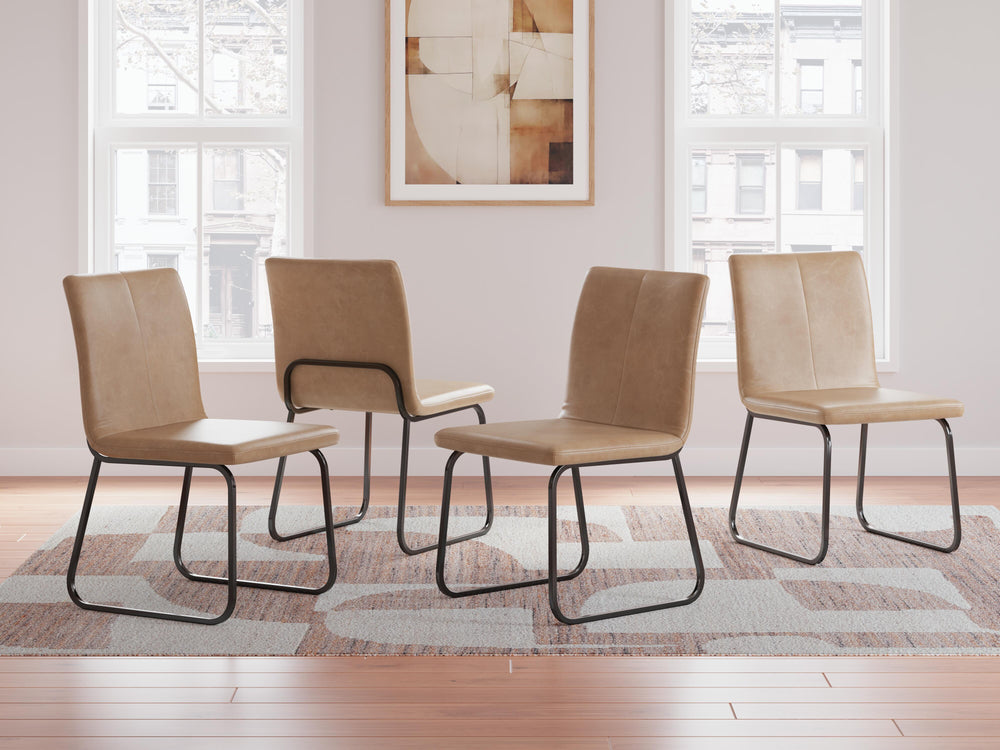 Pharwynn Dining Chair - Light Brown (2)