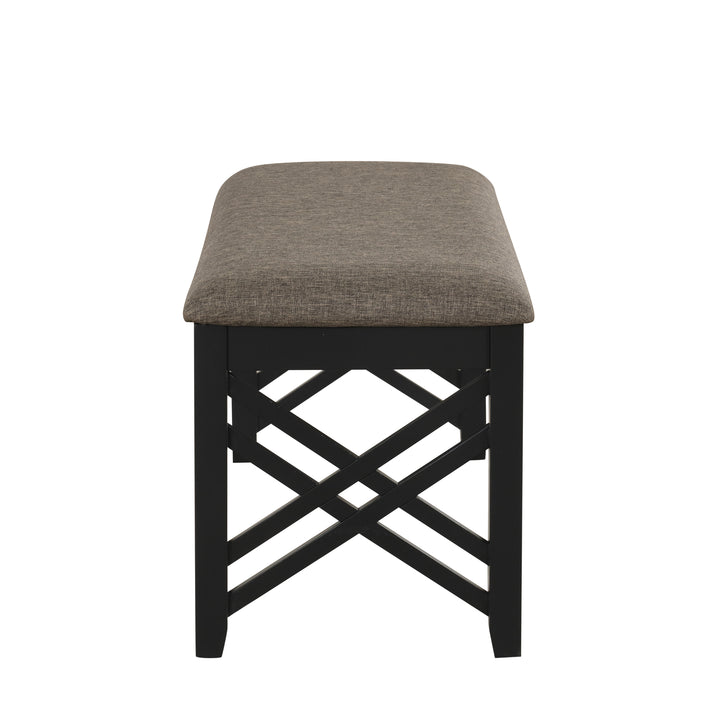 Potomac Dining Bench-Brown/black