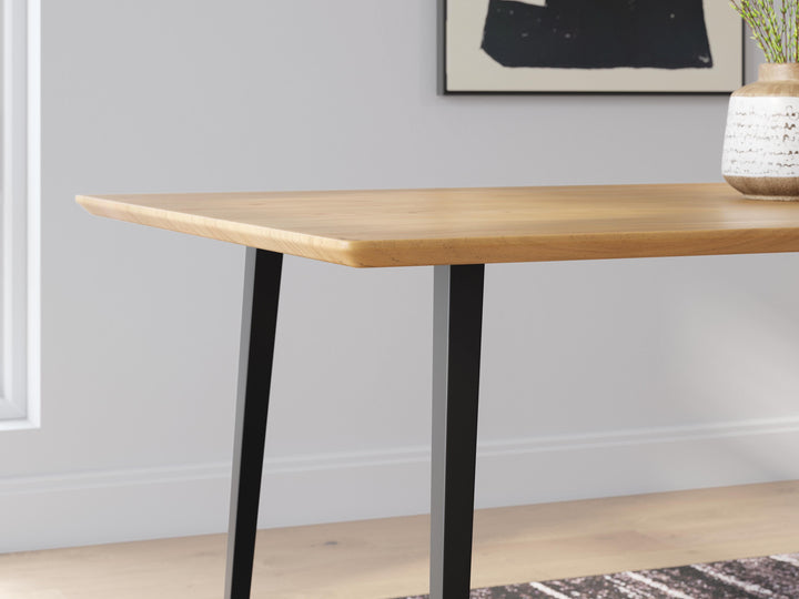Gretlynn Dining Table - Light Brown (9)