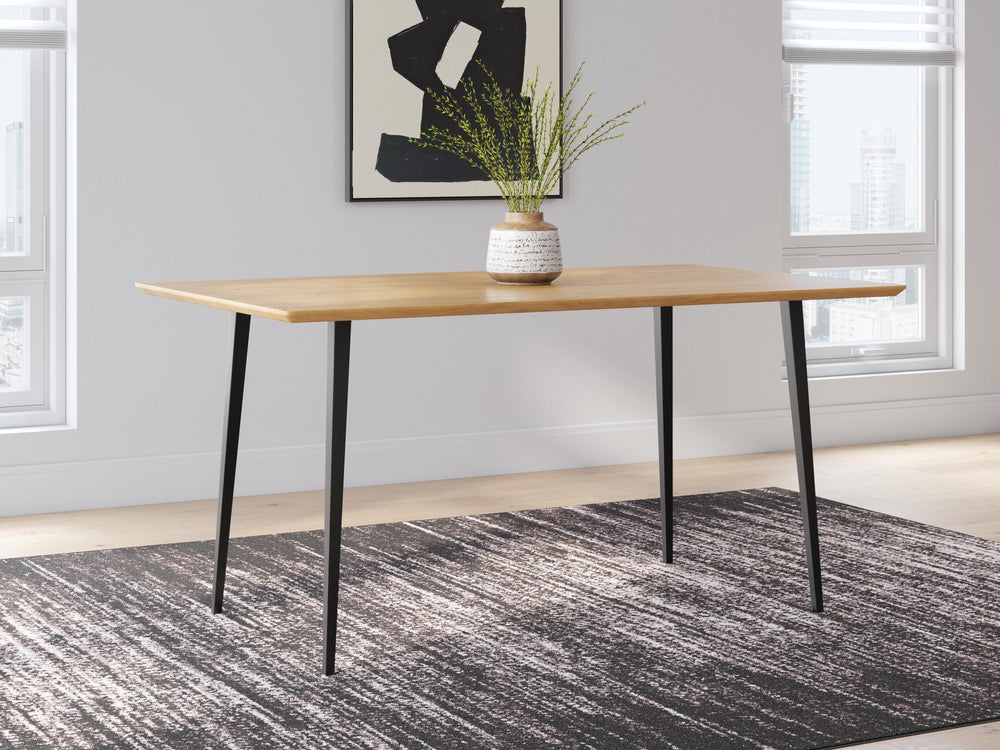 Gretlynn Dining Table - Light Brown (2)