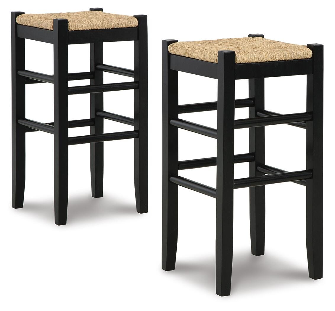 Mirimyn Bar Height Bar Stool - Black (1)