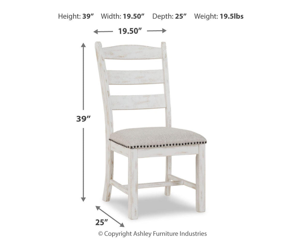 Valebeck Dining Chair - Beige (4)