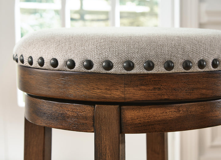 Valebeck Counter Height Stool - Dark Brown (6)
