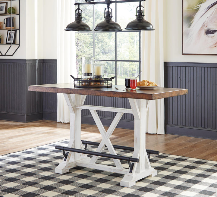 Valebeck Counter Height Dining Table and 4 Barstools (7)